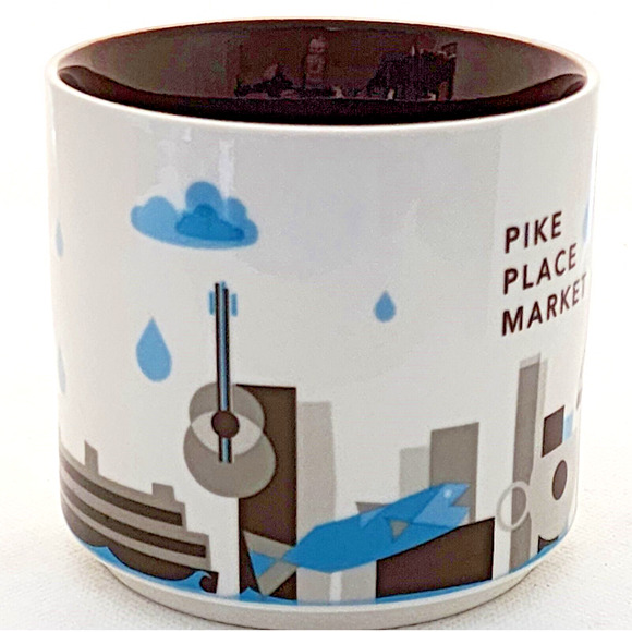 MUG-STARBUCKS-PIKE PLACE MARKET-You Are Here Collection-Holds 12 oz (1.5 Cups) - Picture 2 of 8